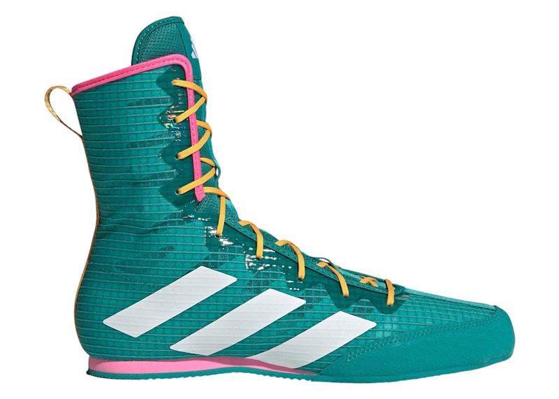 adidas Box Hog 4 Pure Teal Cloud White Lucid Pink - JR5382