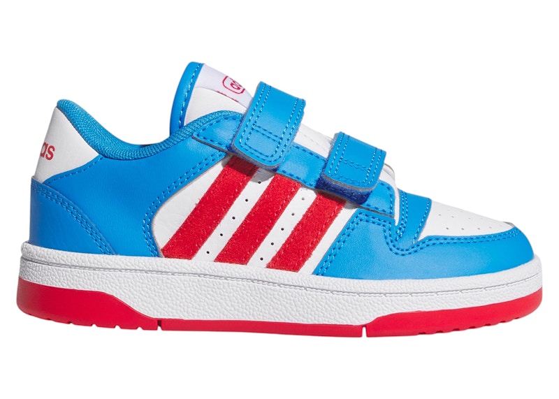 adidas Break Start Lucid Ray Blue Pure Ruby White (PS)