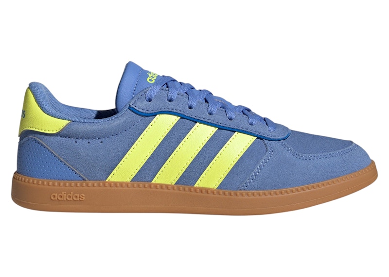 adidas Breaknet Sleek Blue Fusion Hi-Res Yellow Gum (Women's) - JQ3150