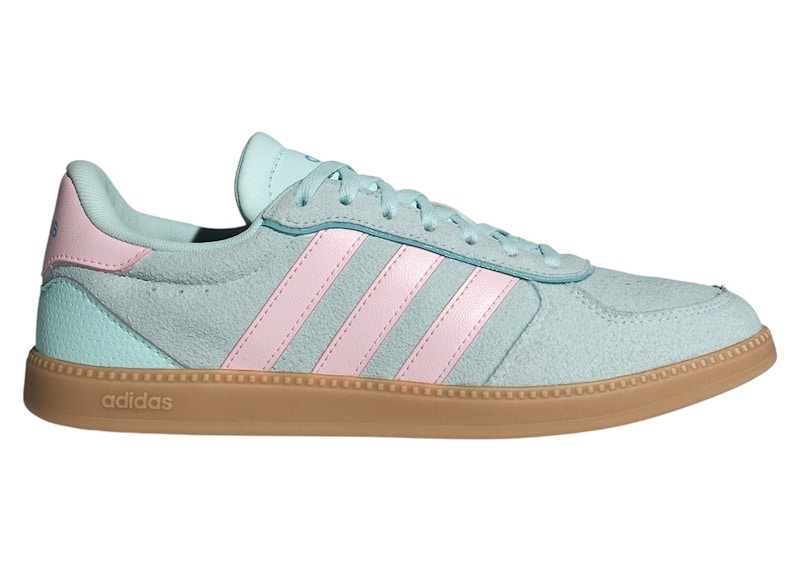 Pre-owned Adidas Originals Breaknet Sleek (women's) Sneakers In Halo Mint/clear Pink/mint Ton