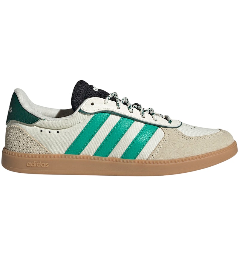 adidas Breaknet Sleek Off White Court Green Core Black (Women's