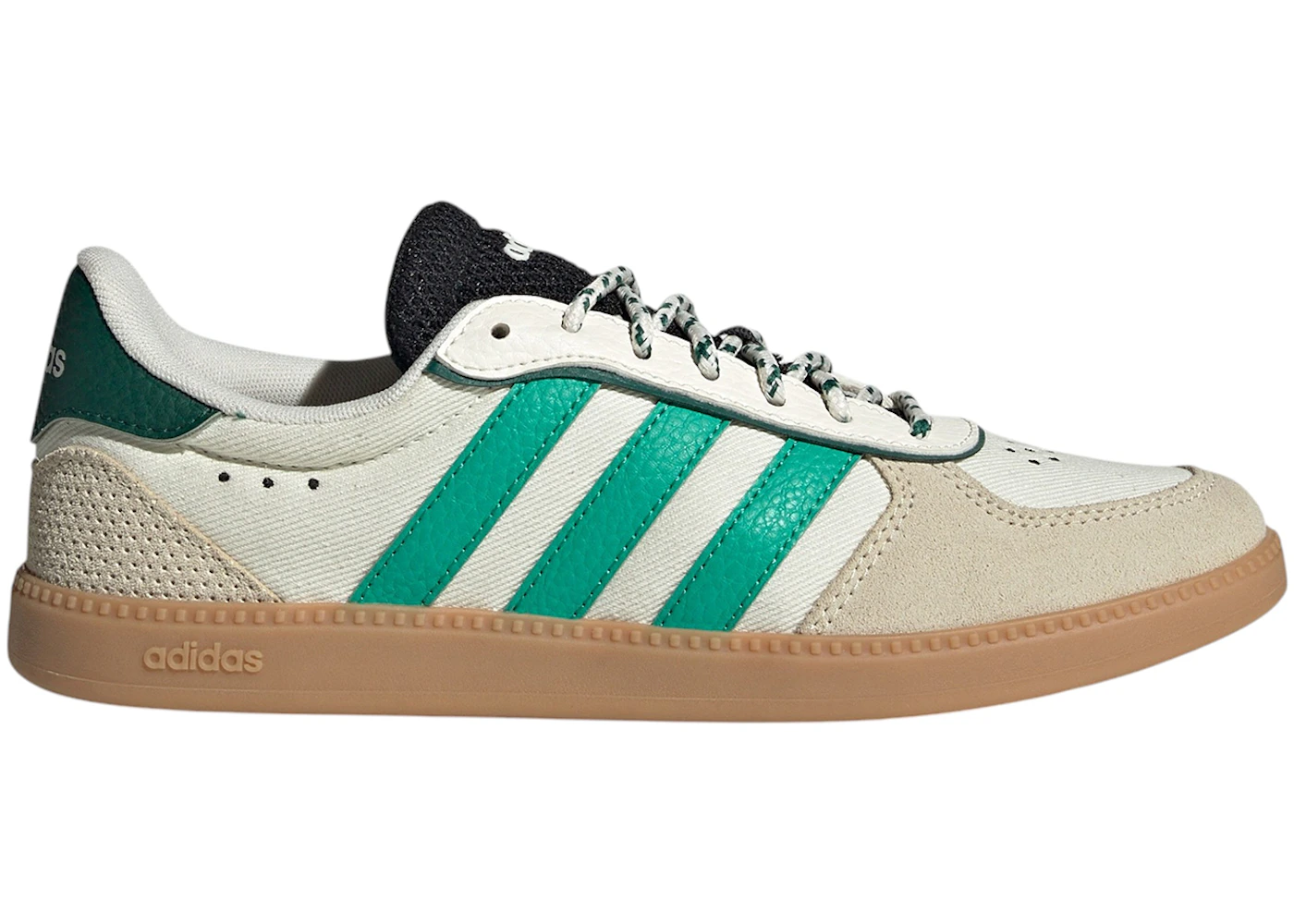 adidas Breaknet Sleek Off White Court Green Core Black (Women's