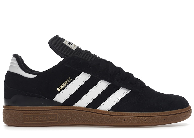 Adidas busenitz pro black cheap white & gum shoes