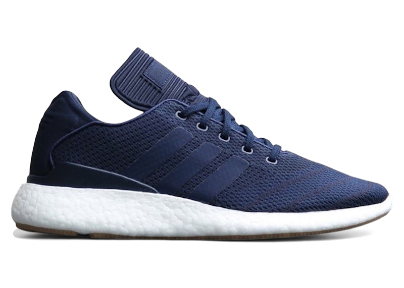 adidas Busenitz Pure Boost Primeknit Collegiate, Marineblau