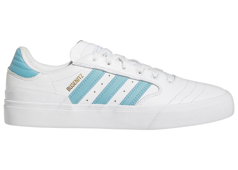 adidas Busenitz Vulc 2 White Preloved Blue Gold Metallic Men's - HQ2022 - US