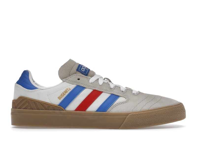 adidas Busenitz Vulc II Bliss Blue Bird Red Gum Men's - H04886 - US