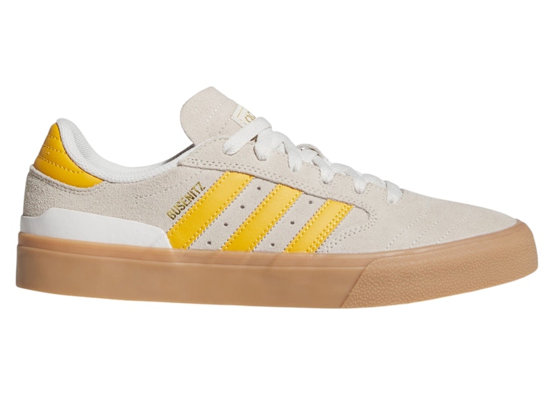 adidas Busenitz Vulc II Crystal White Preloved Yellow Gold Metallic - JH8128