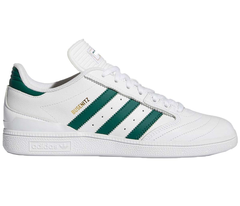 Adidas busenitz vulc rx skate shoes  white/collegiate clearance green/gum