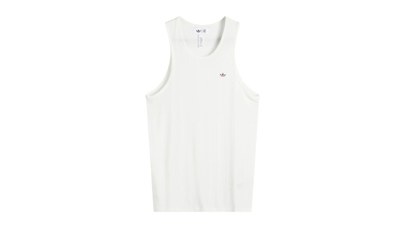 adidas CLOT by EC Ribbed Tank Core White