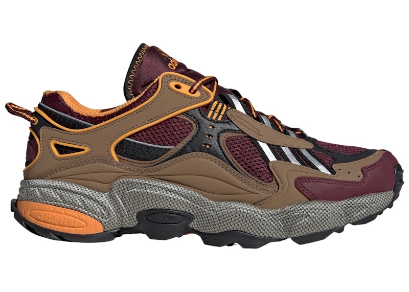 Pre-owned Adidas Originals Men's Adidas Cadiant Fyw Sneakers In Maroon/core Black/linen Khaki