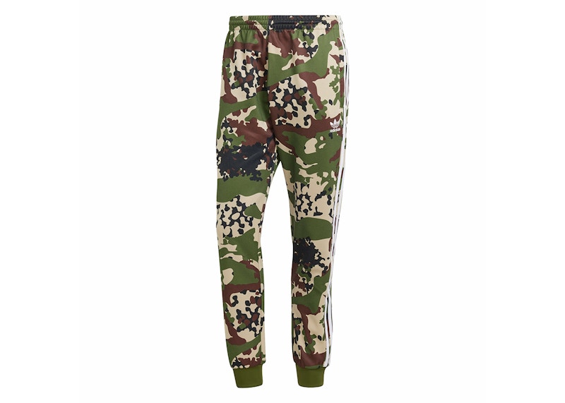 adidas Camuflaje SSTR Pantalones de chandal Pino Silvestre Hombre SS24 US