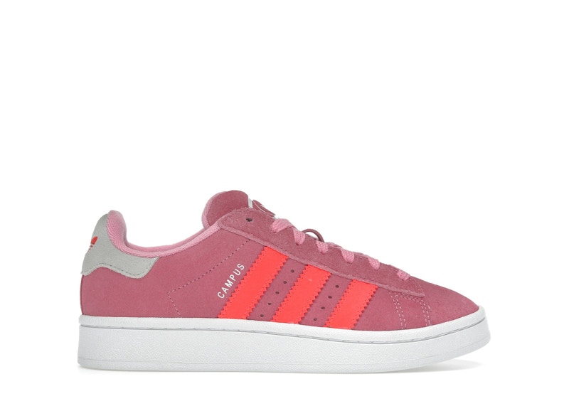 Pre-owned Adidas Originals Campus 00s (kids) Sneakers In Bliss Pink/solar Red/cloud White