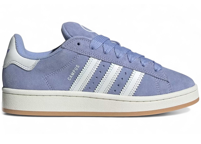 Adidas Campus 00s Gum (Women's) Sneakers in Core White/Blue Spark