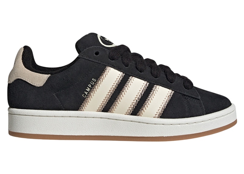 Pre-owned Adidas Originals Campus 00s Camp (women's) Sneakers In Core Black/cream White/magic Beige In Multi