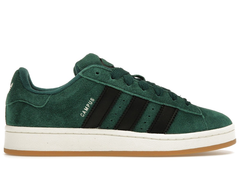 Green adidas store campus sneakers