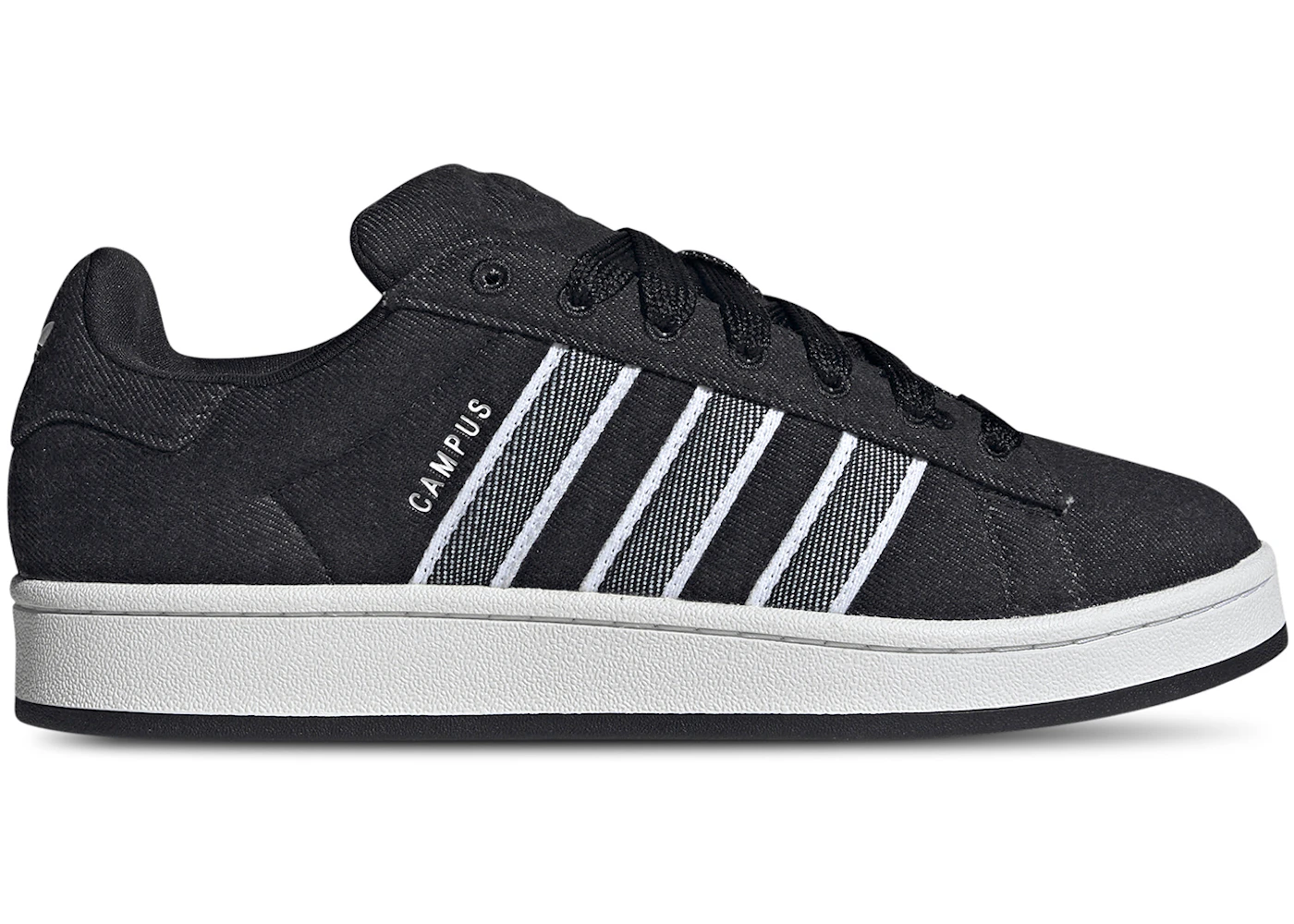 adidas Campus 00s Denim Black White Men's - IH6730 - US adidas Campus 00s Denim Black White Men's - IH6730 - US