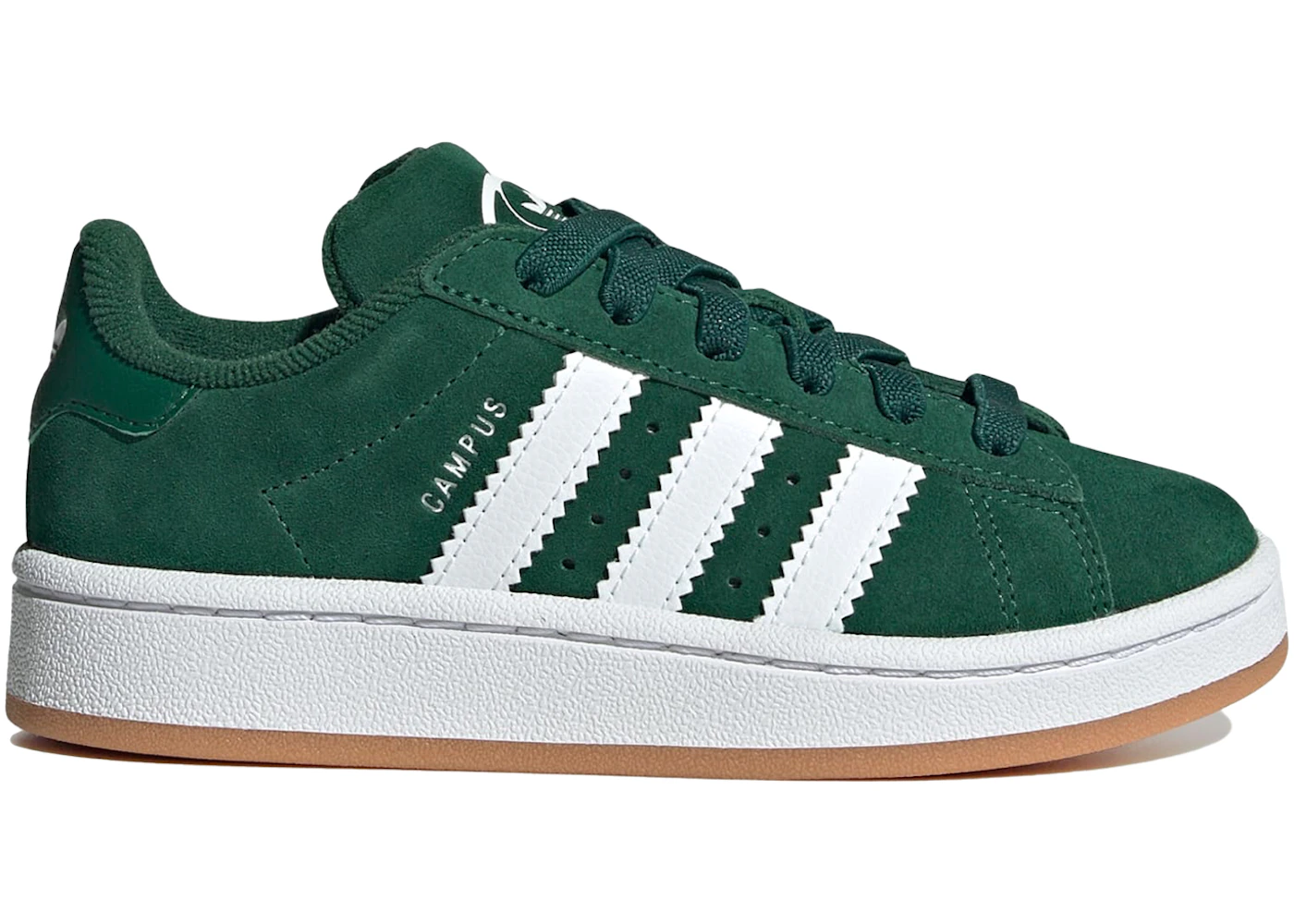 adidas Campus 00s Elastic Dark Green Cloud White (PS) - JI4332 - US adidas Campus 00s Elastic Dark Green Cloud White (PS) - JI4332 - US