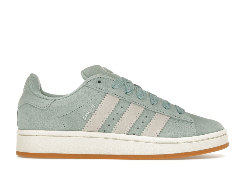 Pre-owned Adidas Originals Campus 00s (women's) Sneakers In Hazy Green/off White