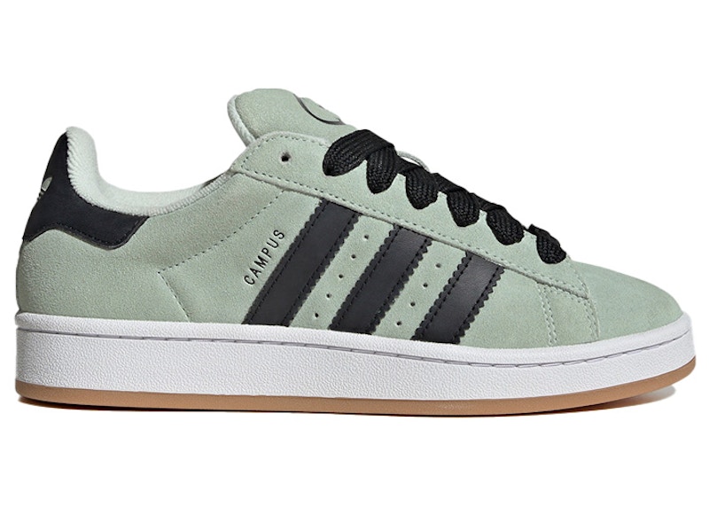Pre-owned Adidas Originals Campus 00s (women's) Sneakers In Linen Green/core Black/footwear White