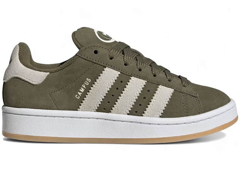 adidas Campus 00s Medium Dark Khaki Off White (GS) - JR6172 - US