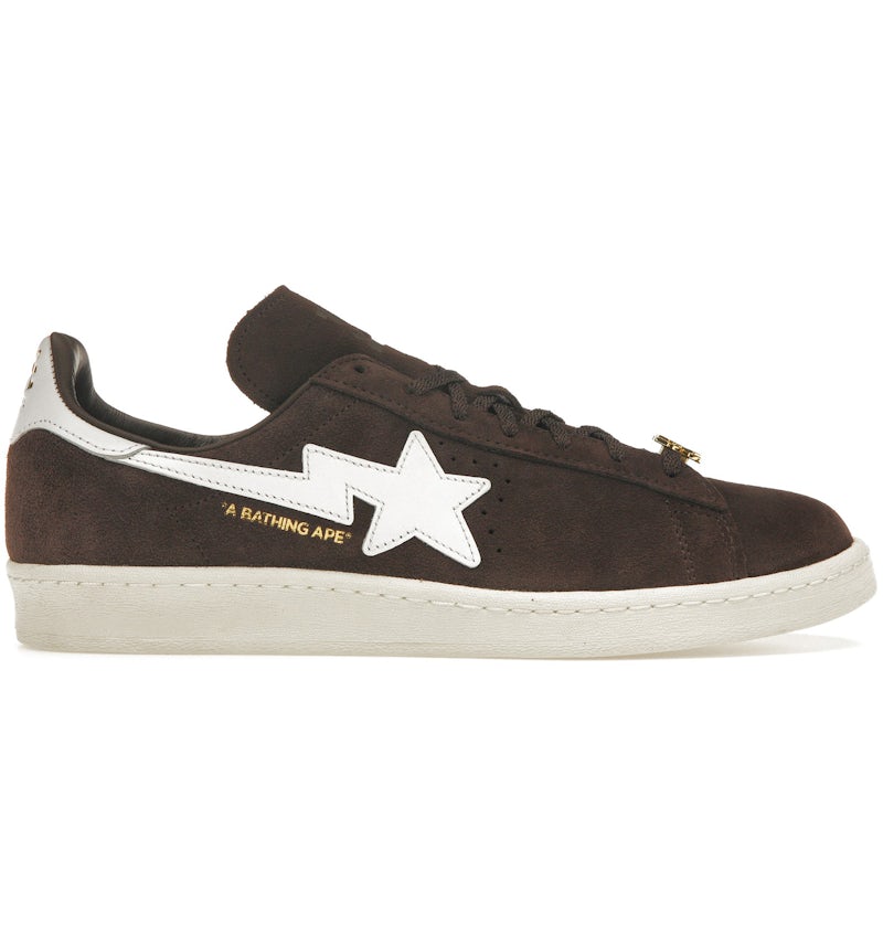 adidas Campus 80s Bape 30th Anniversary Brown Men's - IF3379 - US adidas Campus 80s Bape 30th Anniversary Brown Men's - IF3379 - US