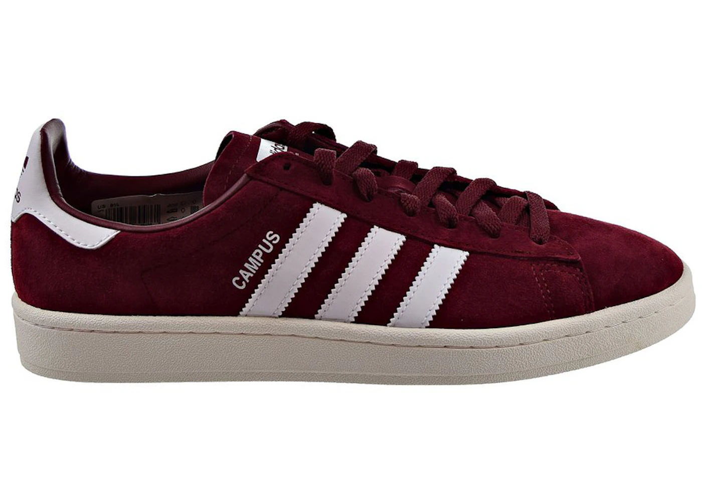 adidas Campus Collegiate Burgundy Men's BZ0087 US