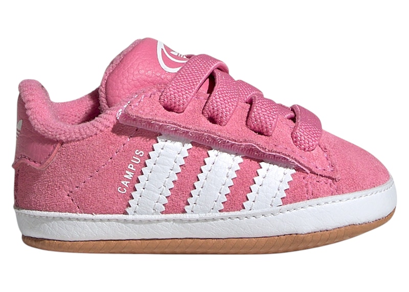 Pre-owned Adidas Originals Campus Crib Camp (crib) Sneakers In Bliss Pink/cloud White/gum