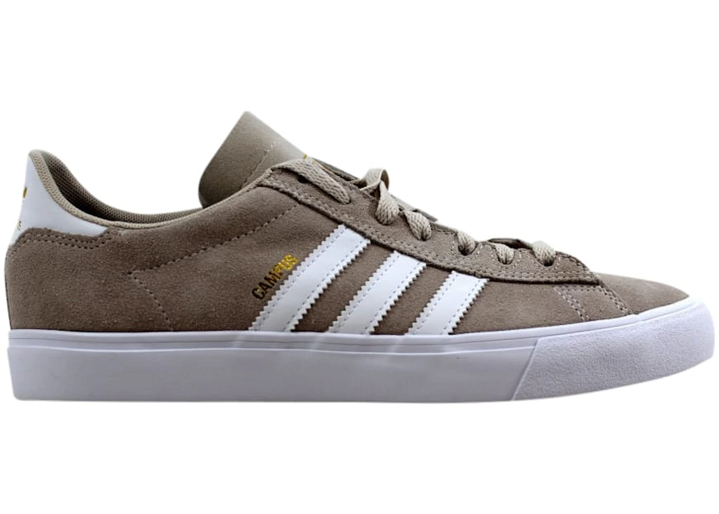 Adidas campus vulc ii cream e amp; white shoes Clearance