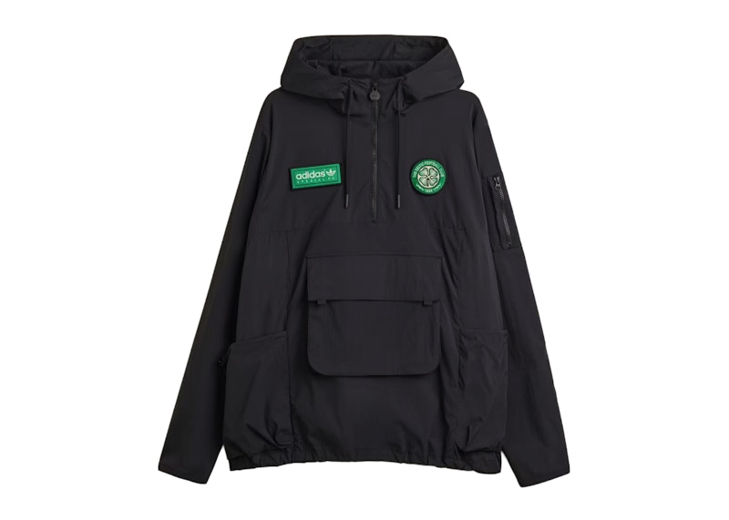 adidas Celtic SPZL F.C. Smock Jacket Black Men's - FW25 - US