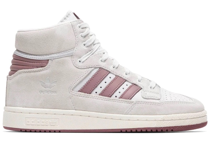 adidas Centennial 85 Hi White Burgundy Men's - GY2536 - US