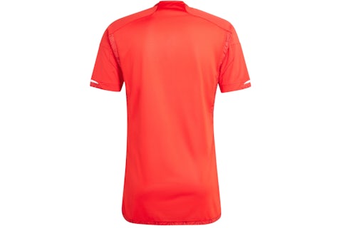 Camiseta de fútbol adidas Chicago Fire con cuello redondo y manga