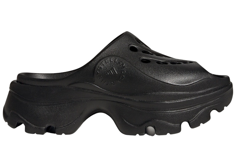 Pre-owned Adidas Originals Clogs By Stella Mccartney (women's) Sneakers In Core Black