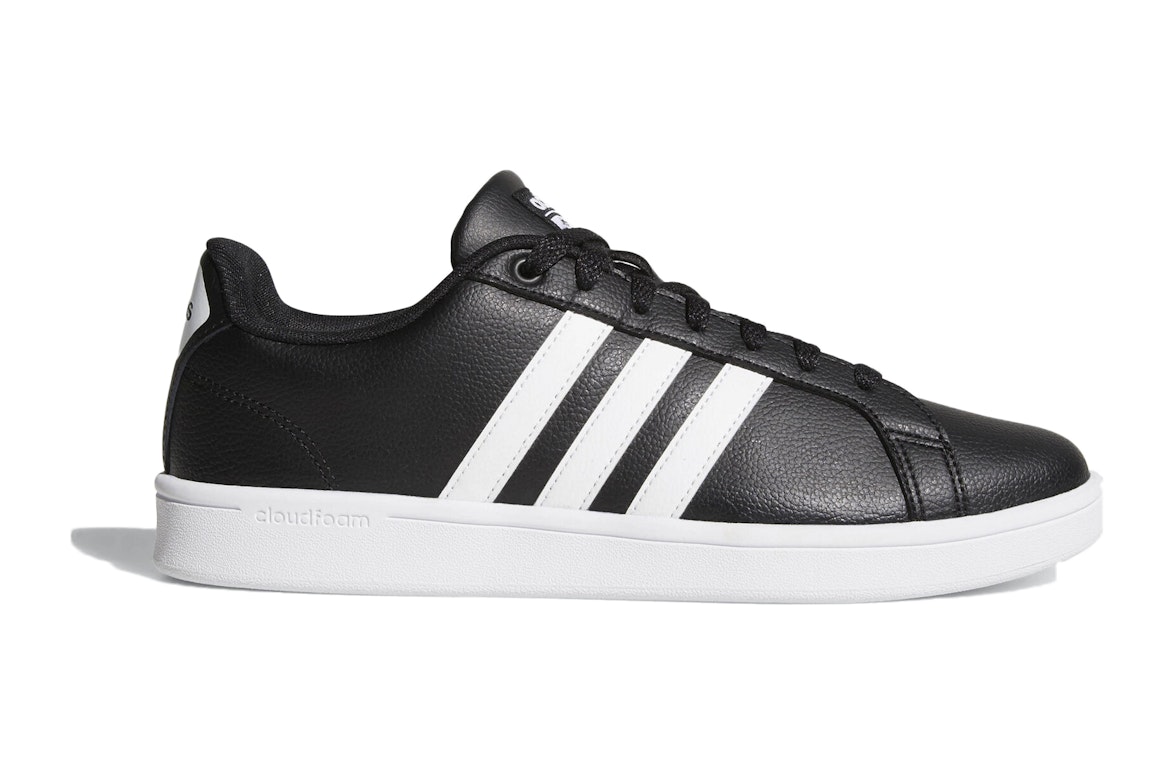 Pre-owned Adidas Originals Adidas Cloudfoam Advantage Black In Black/white