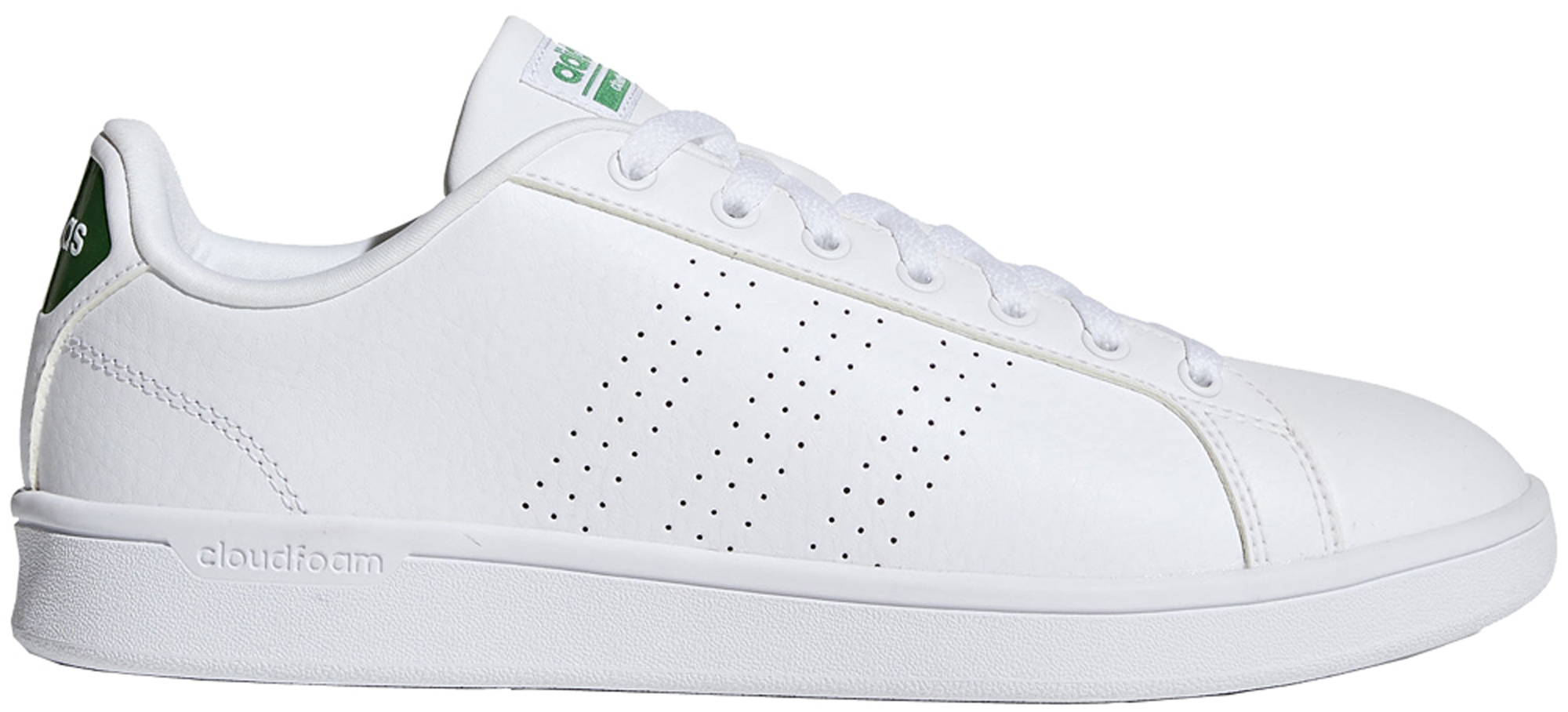 adidas advantage white green