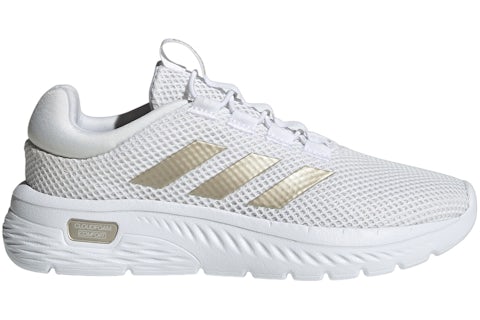adidas Cloudfoam Comfy Cloud White Champagne Met. Core Black (Women's) - IH3612 - US adidas Cloudfoam Comfy Cloud White Champagne Met. Core Black (Women's) - IH3612 - US