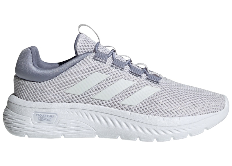 Grey and white adidas cloudfoam on sale