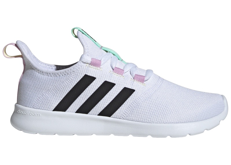 adidas Cloudfoam Pure 2.0 Cloud White Core Black Pulse Mint Women s H03762 US