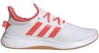adidas Cloudfoam Pure Cloud White Preloved Scarlet Grey (Women's)