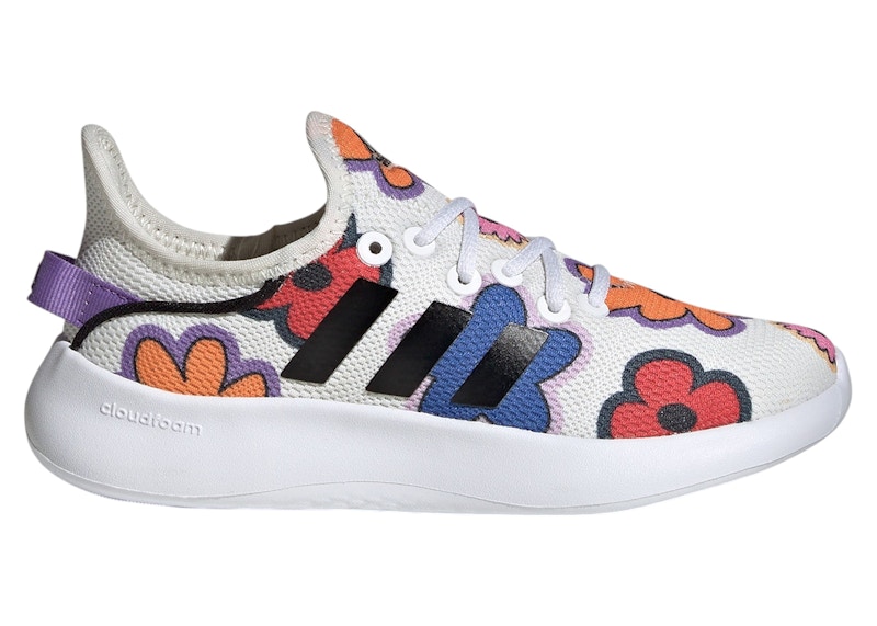 adidas Cloudfoam Pure Off White Core Black Gum (GS) - IE4964