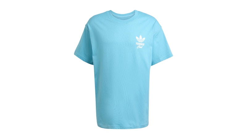 ★ adidas★ xxenia t-shirt blue IU2507 adidas Originals t-shirt bawełniany Q2 Monogram Cal męski