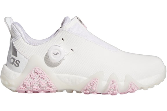 adidas Codechaos 22 Spikeless Golf Cloud Weiß Silber Metallic Clear Rosa (Damen)