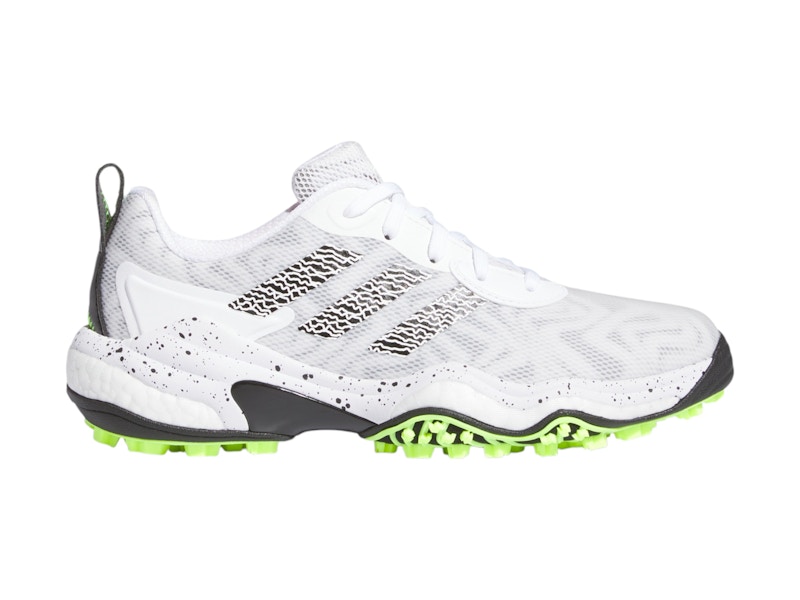 Pre-owned Adidas Originals Codechaos 25 Golf (women's) Sneakers In Cloud White/core Black/lucid Lemon In Multi
