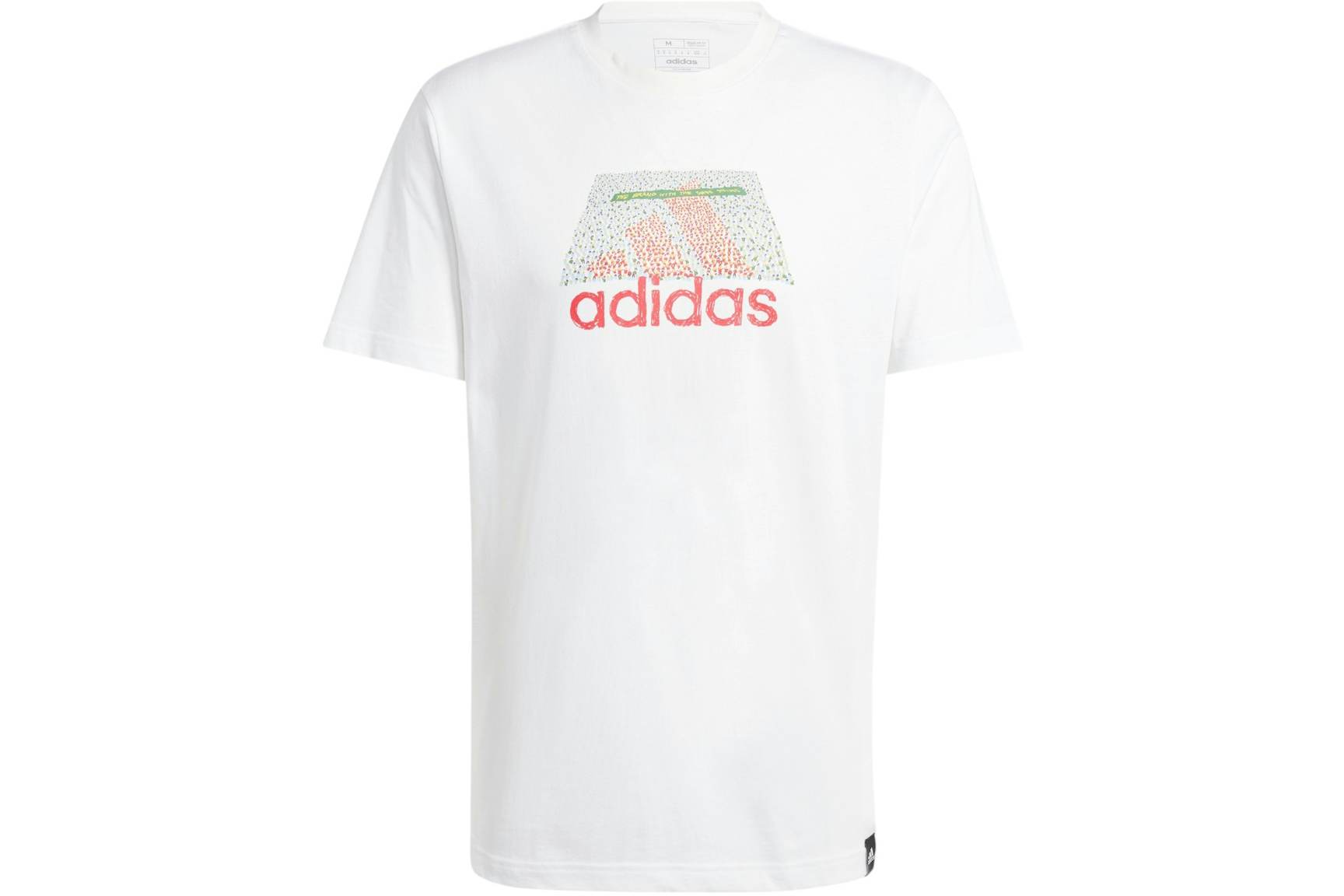 adidas Codes Badge Of Graphic T-Shirt White Men's - SS25 - US