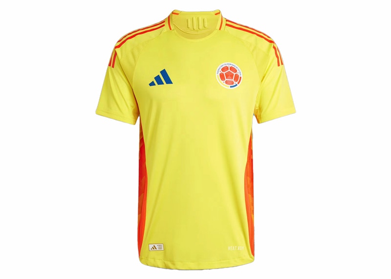 adidas Colombia 2024 Home Authentic Jersey Impact Yellow Men s SS24 US