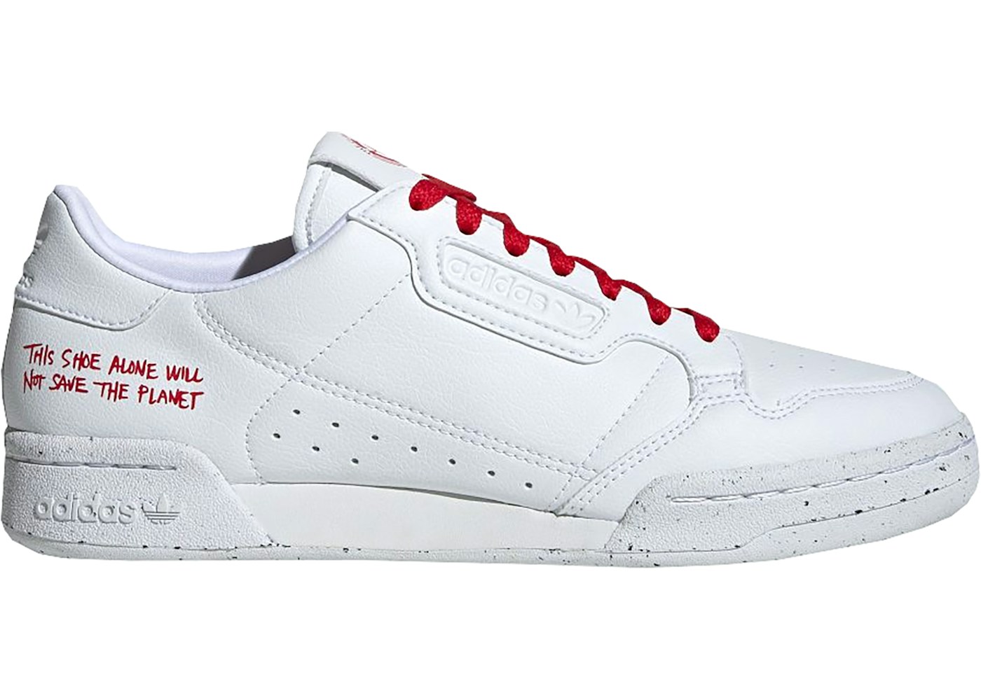 Adidas Continental 80 Clean Classics White Scarlet Fu9787 Adidas Continental 80 Clean Classics White Scarlet Fu9787