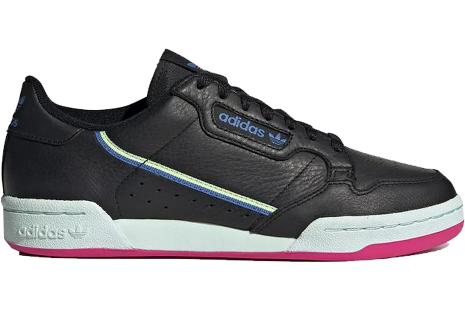 adidas Continental 80 Core Black True Blue (Women's)