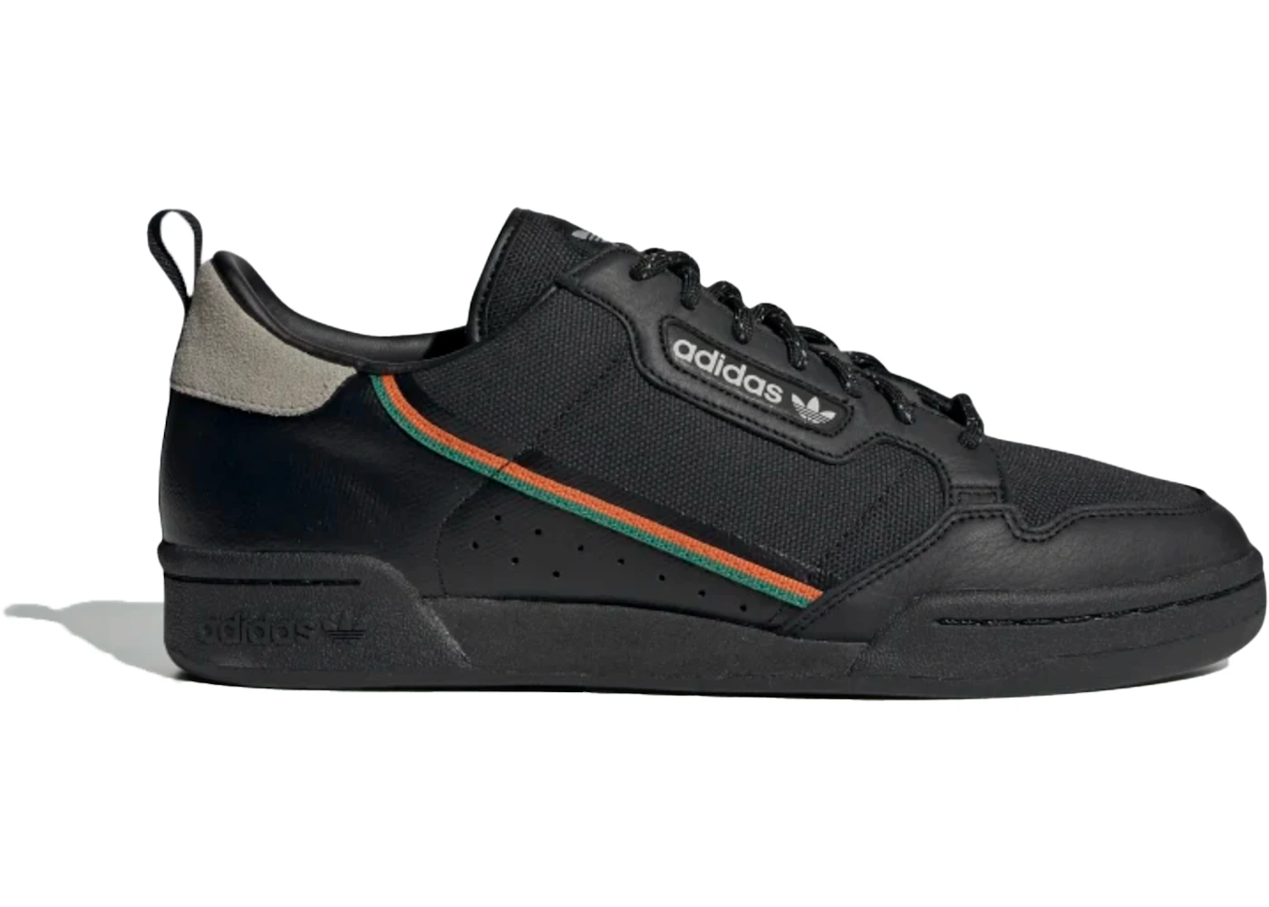 Adidas continental 80 black 2025 green