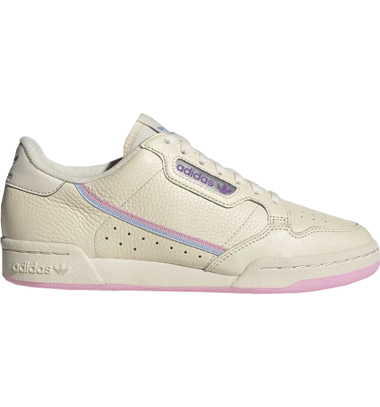 Pink hot sale adidas continental