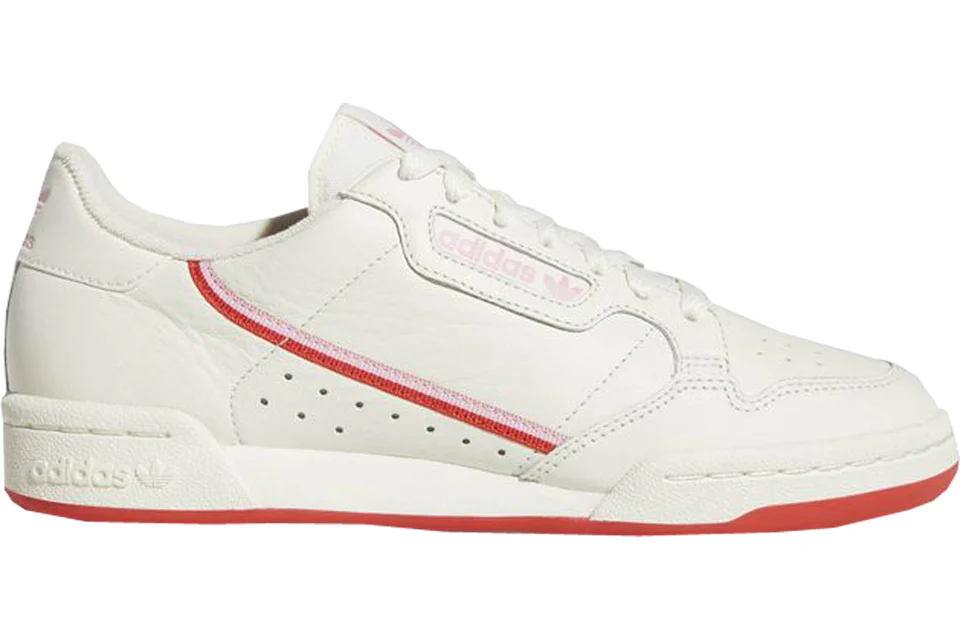 adidas Continental 80 Off White Active Red (Women's)