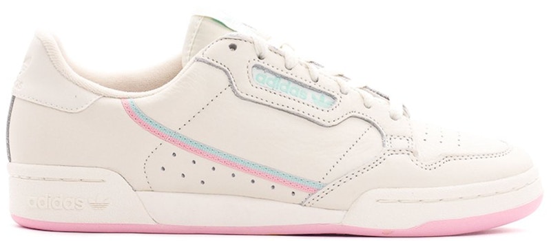 adidas continental 80 cream pink